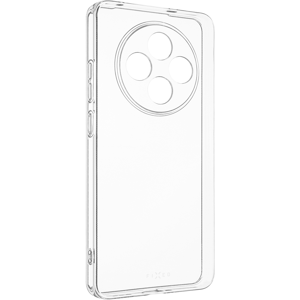 Elastyczne i cienkie etui Fixed Slim AntiUV do Oppo Reno 12 F, przezroczyste.